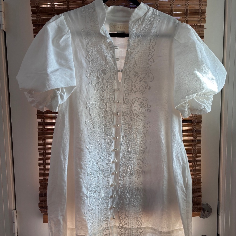 Mestiza  Eliana Barong mini dress